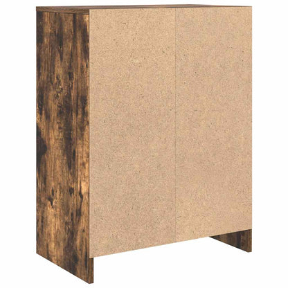vidaXL Sideboard Smoked Oak 57x34x76 cm Engineered Wood
