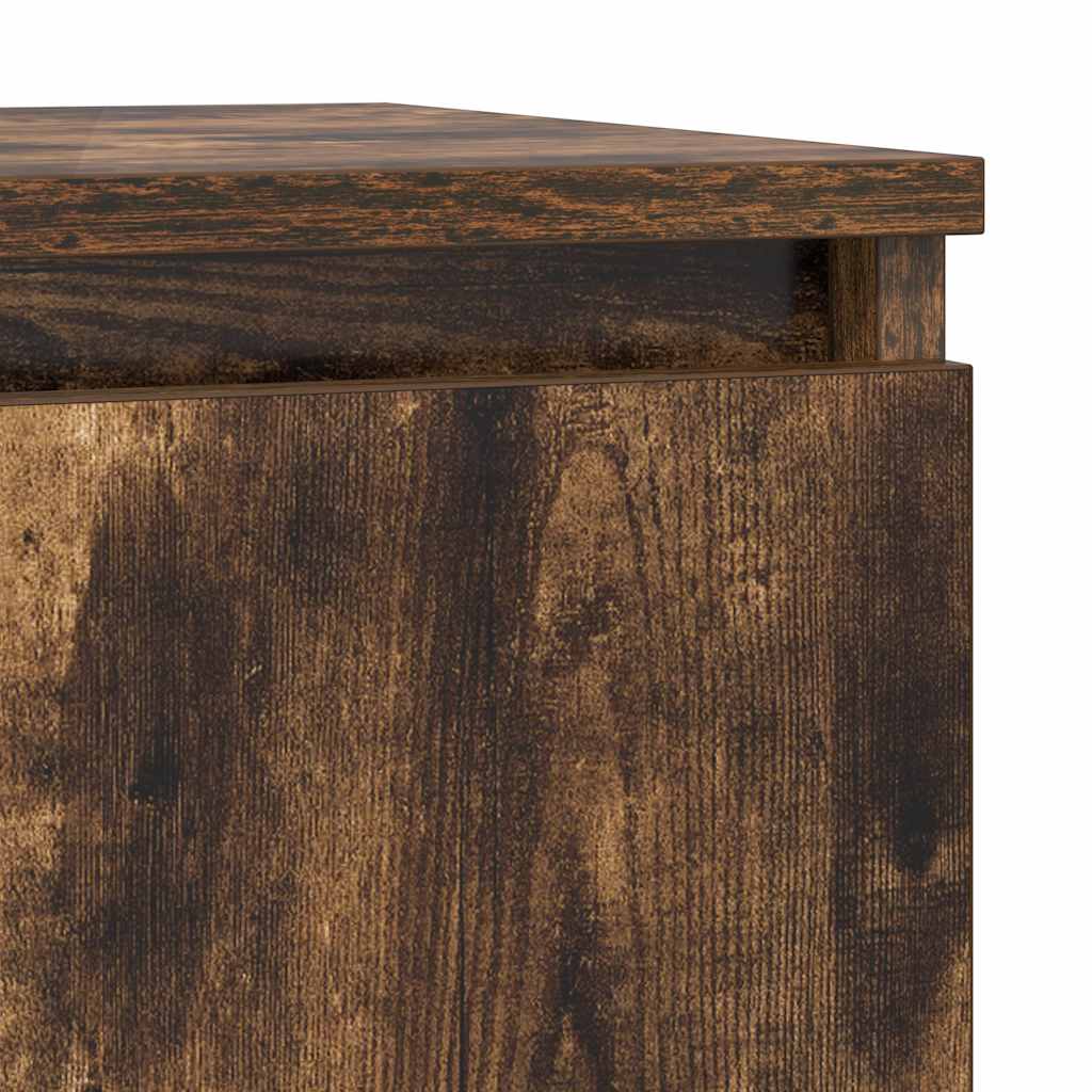 vidaXL Sideboard Smoked Oak 57x34x76 cm Engineered Wood