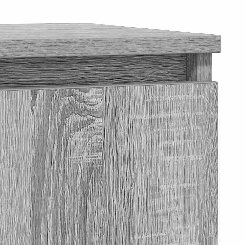 vidaXL Sideboard Grey Sonoma 57x34x76 cm Engineered Wood