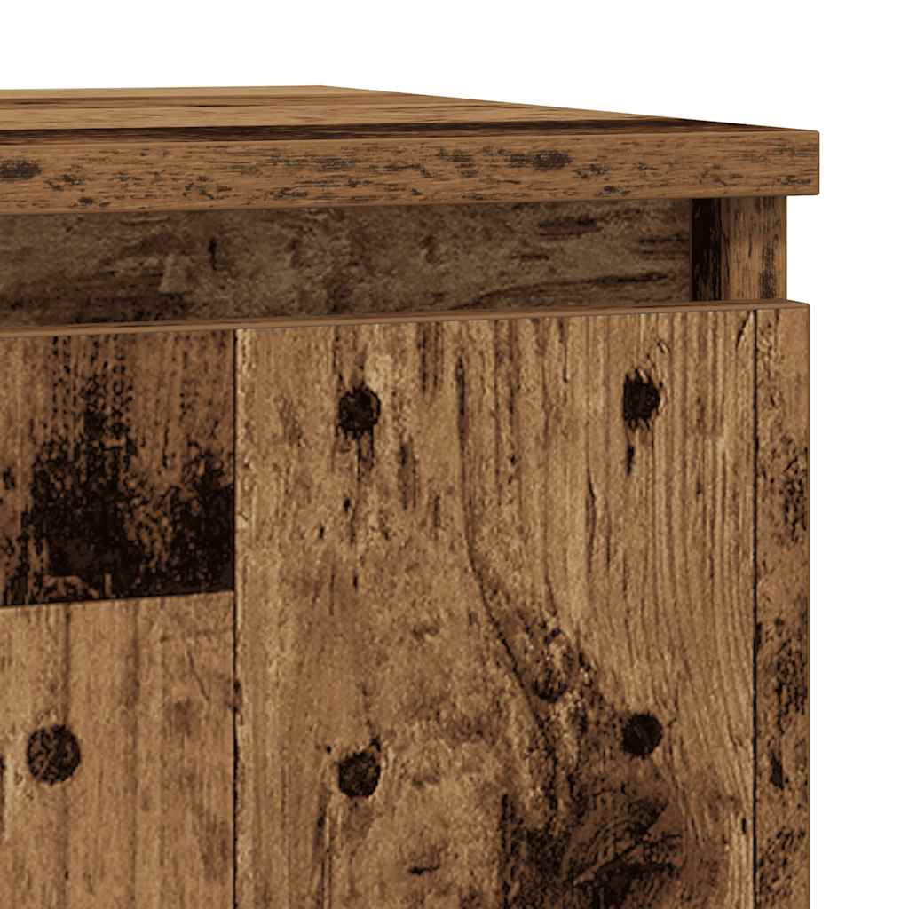 vidaXL Sideboard Old Wood 57x34x76 cm Engineered Wood