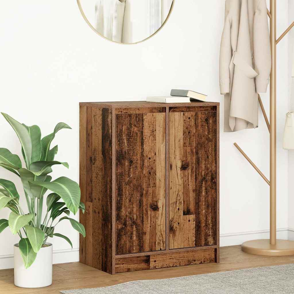 vidaXL Sideboard Old Wood 57x34x76 cm Engineered Wood