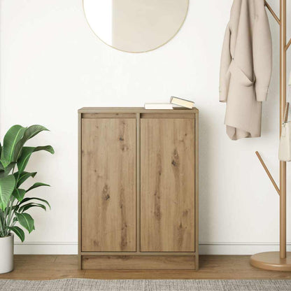 vidaXL Sideboard Artisan Oak 57x34x76 cm Engineered Wood