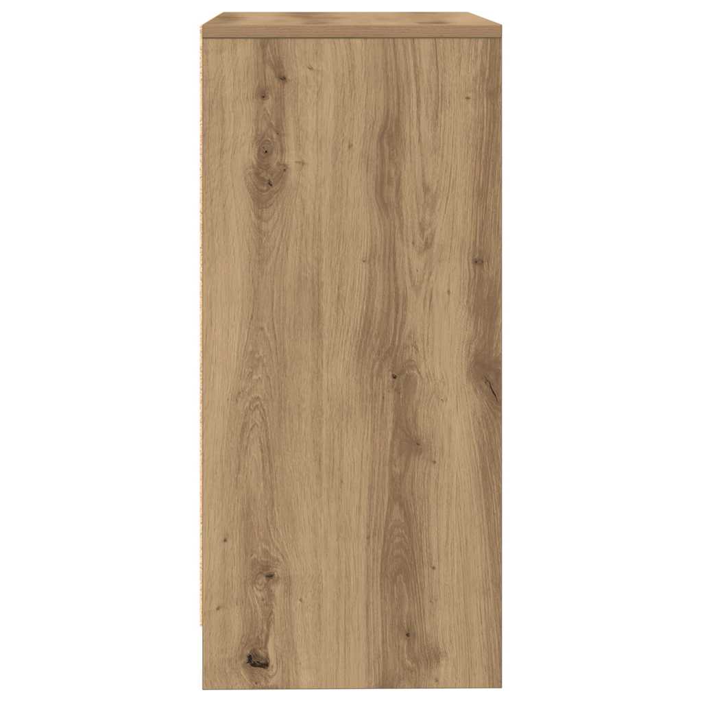 vidaXL Sideboard Artisan Oak 57x34x76 cm Engineered Wood
