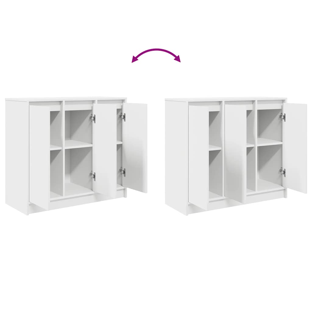 vidaXL Sideboard White 85x34x76 cm Engineered Wood