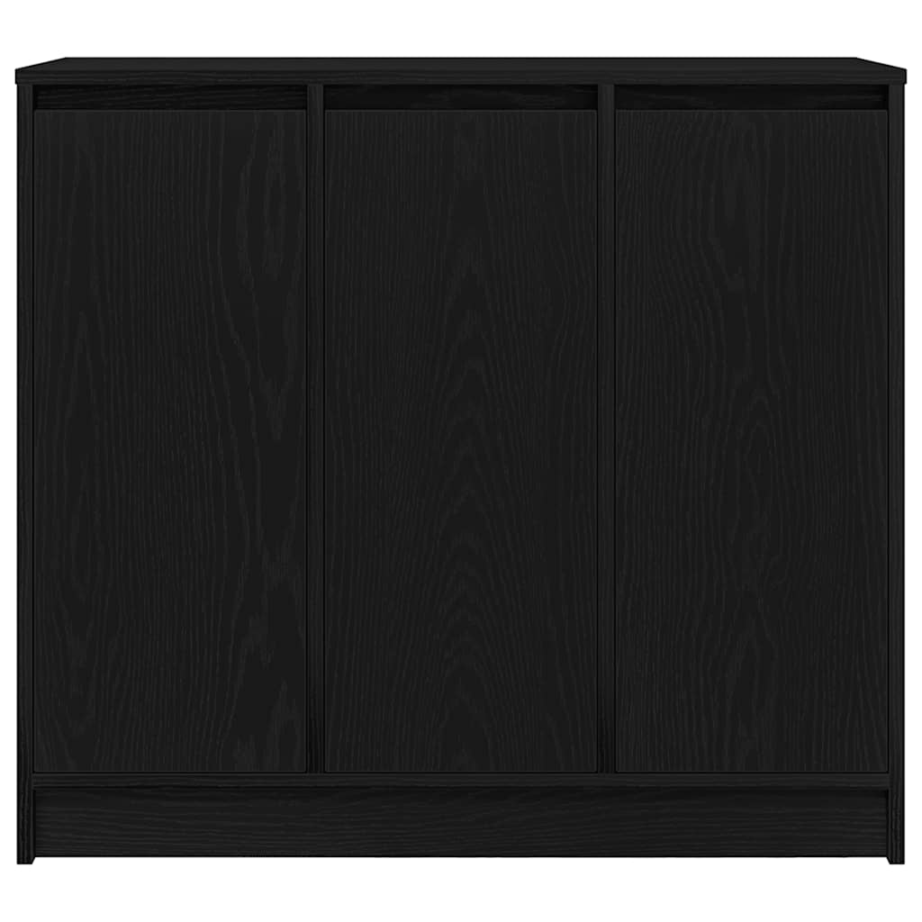 vidaXL Sideboard Black Oak 85x34x76 cm Engineered Wood