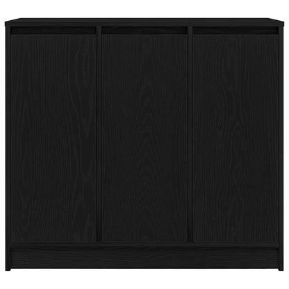 vidaXL Sideboard Black Oak 85x34x76 cm Engineered Wood