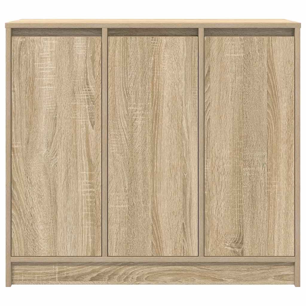 vidaXL Sideboard Sonoma Oak 85x34x76 cm Engineered Wood