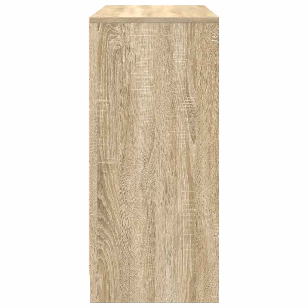 vidaXL Sideboard Sonoma Oak 85x34x76 cm Engineered Wood