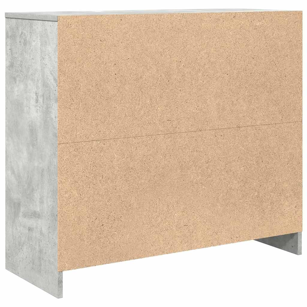 vidaXL Sideboard Concrete Grey 85x34x76 cm Engineered Wood