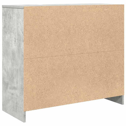 vidaXL Sideboard Concrete Grey 85x34x76 cm Engineered Wood