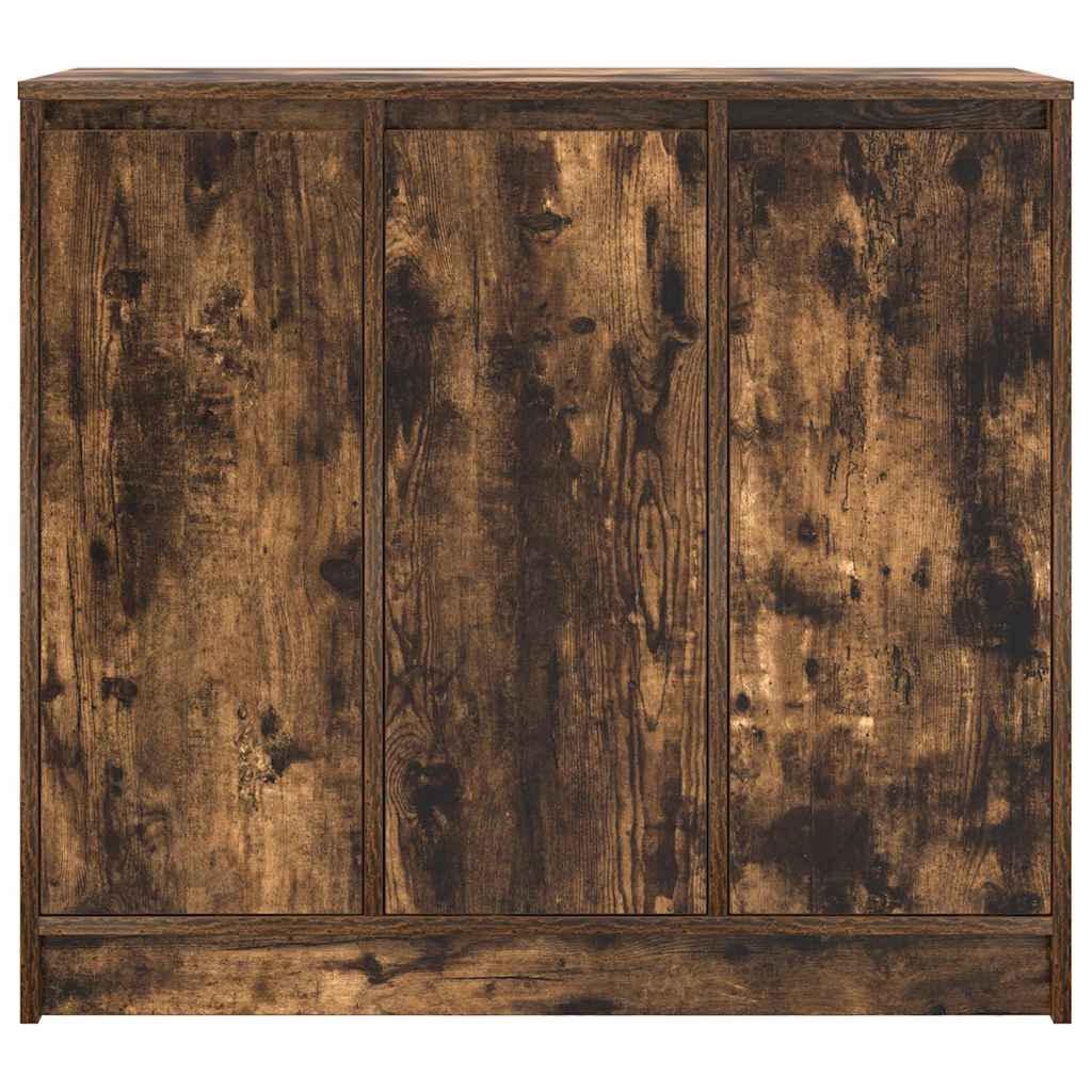 vidaXL Sideboard Smoked Oak 85x34x76 cm Engineered Wood