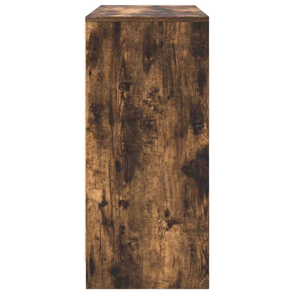 vidaXL Sideboard Smoked Oak 85x34x76 cm Engineered Wood