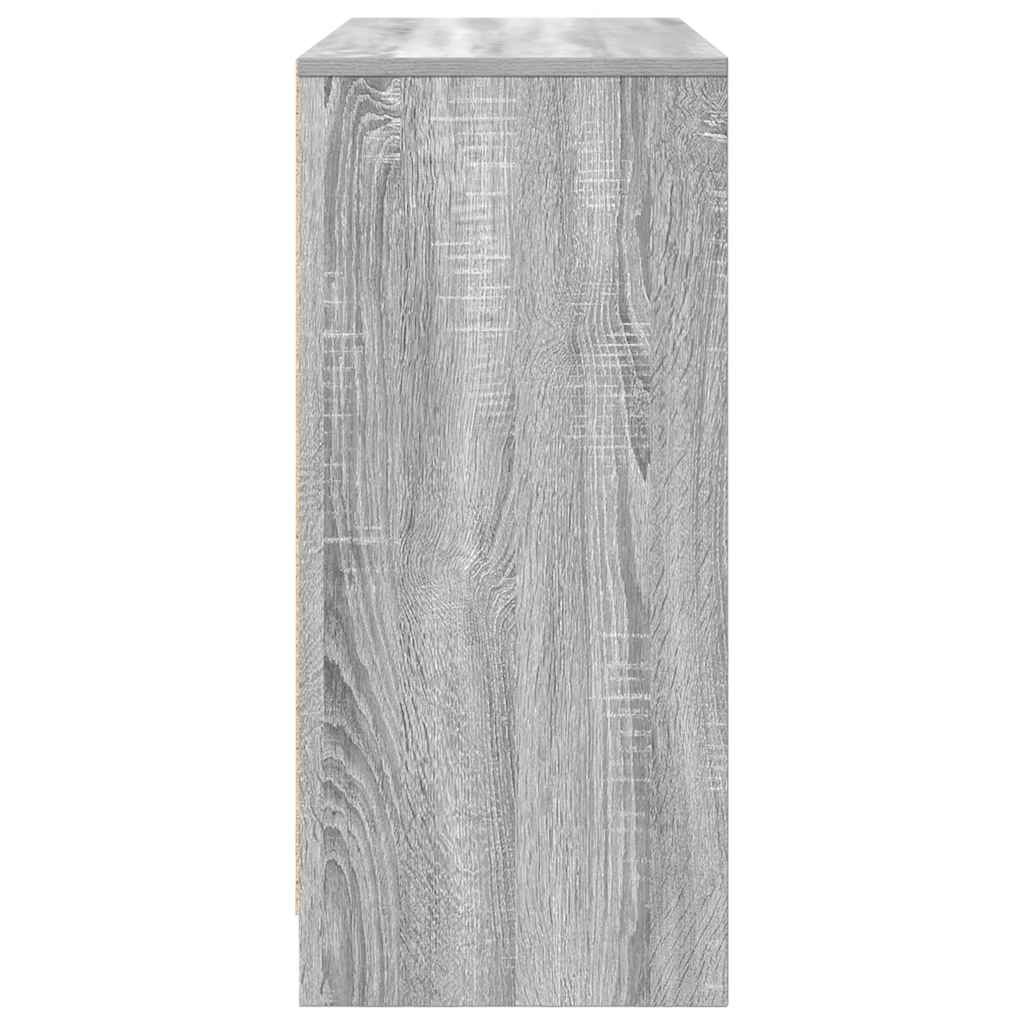 vidaXL Sideboard Grey Sonoma 85x34x76 cm Engineered Wood