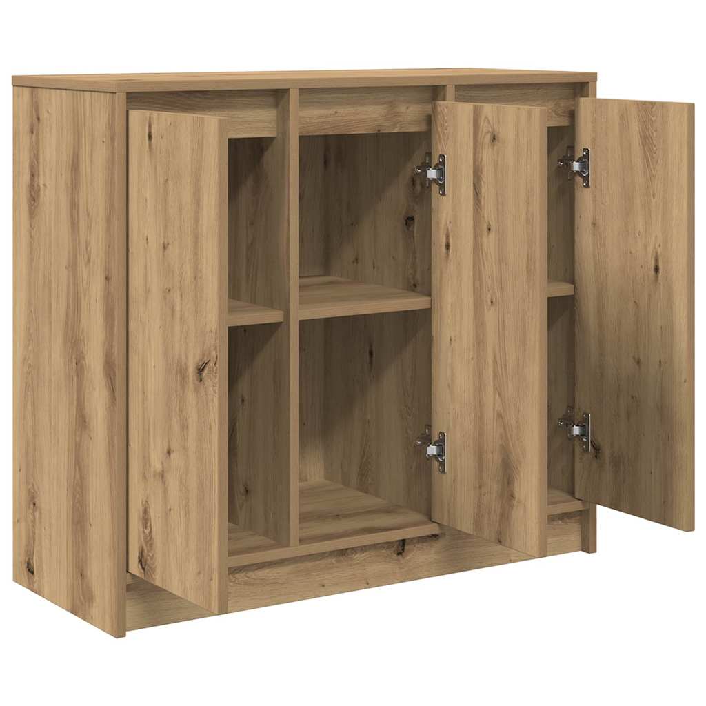 vidaXL Sideboard Artisan Oak 85x34x76 cm Engineered Wood