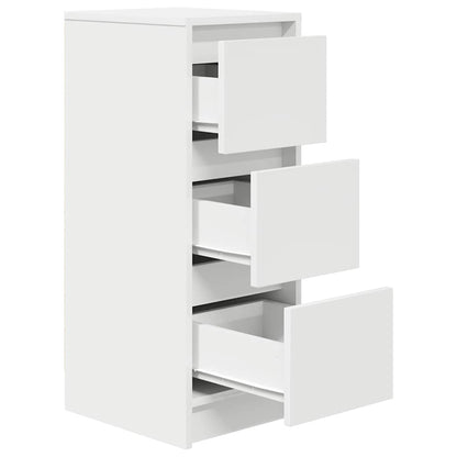 vidaXL Sideboard White 29.5x34x76 cm Engineered Wood
