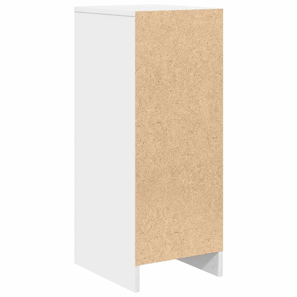 vidaXL Sideboard White 29.5x34x76 cm Engineered Wood