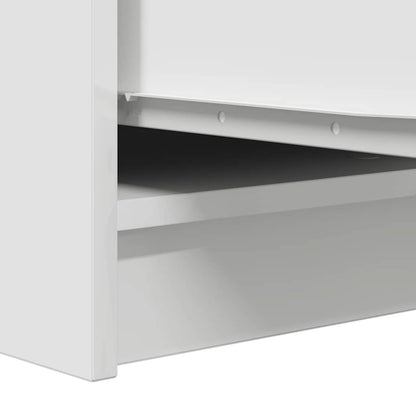 vidaXL Sideboard White 29.5x34x76 cm Engineered Wood