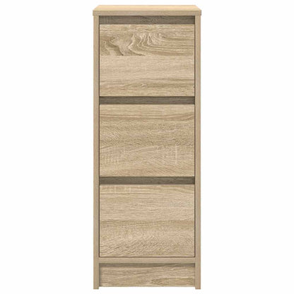vidaXL Sideboard Sonoma Oak 29.5x34x76 cm Engineered Wood