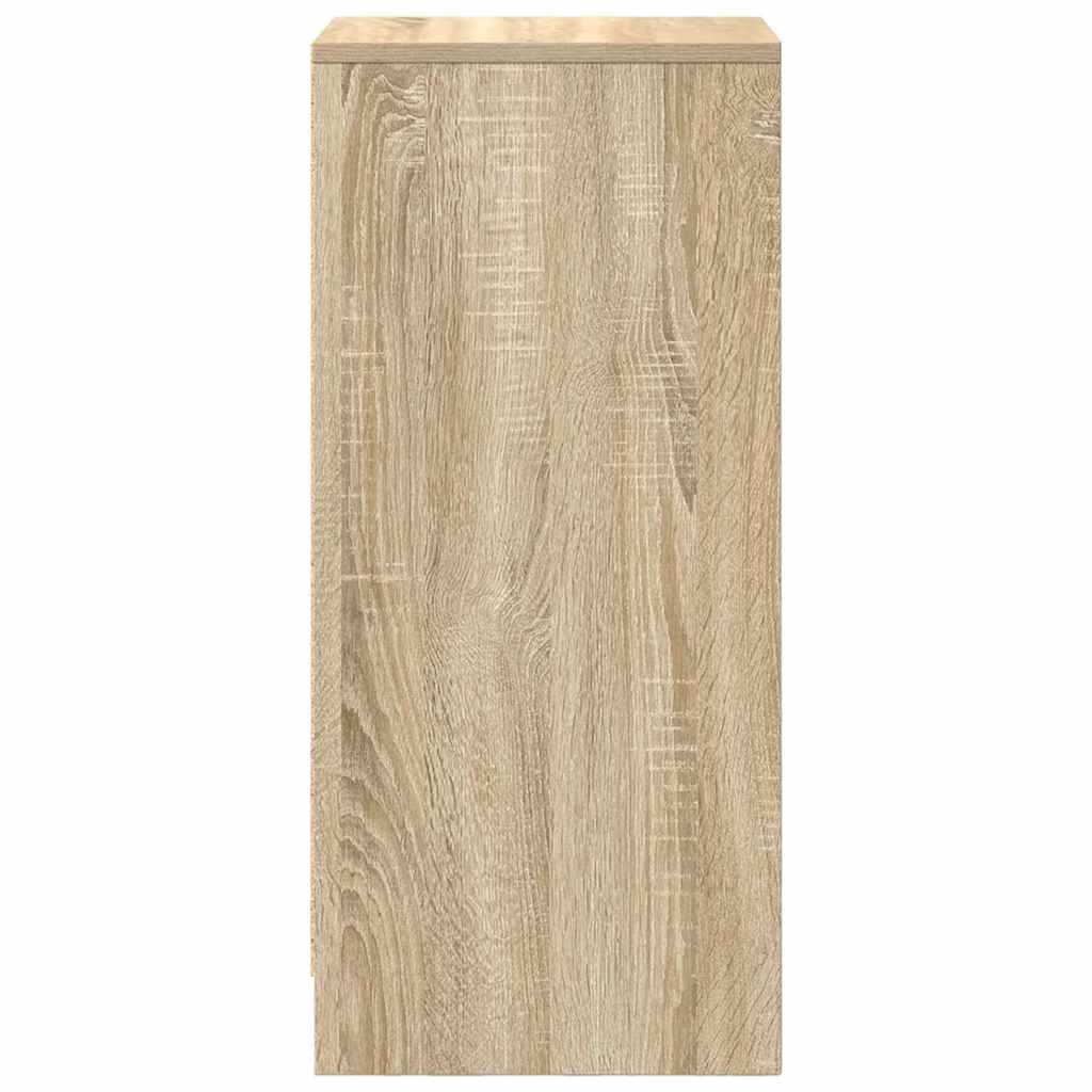 vidaXL Sideboard Sonoma Oak 29.5x34x76 cm Engineered Wood