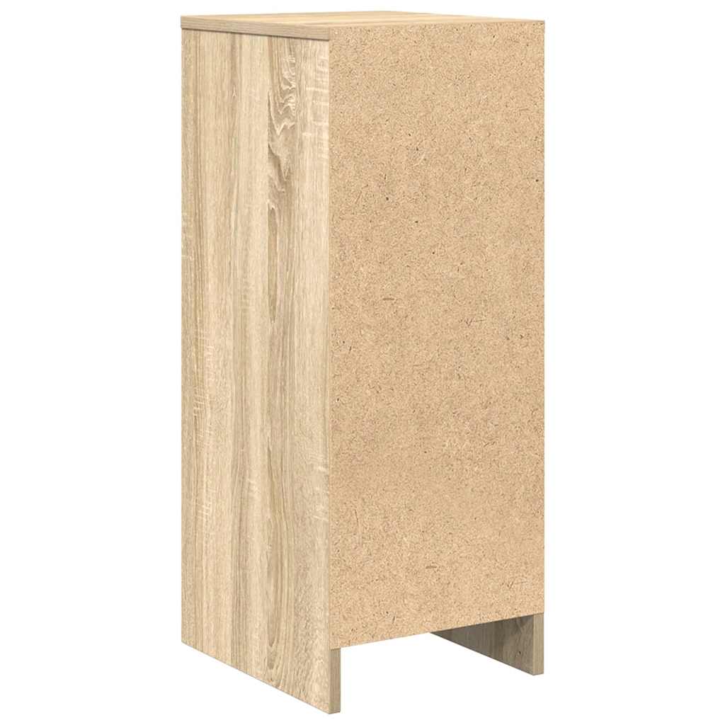 vidaXL Sideboard Sonoma Oak 29.5x34x76 cm Engineered Wood