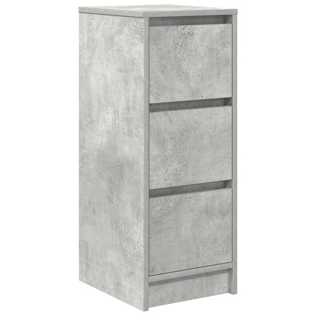 vidaXL Sideboard Concrete Grey 29.5x34x76 cm Engineered Wood