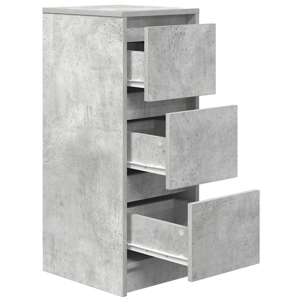 vidaXL Sideboard Concrete Grey 29.5x34x76 cm Engineered Wood