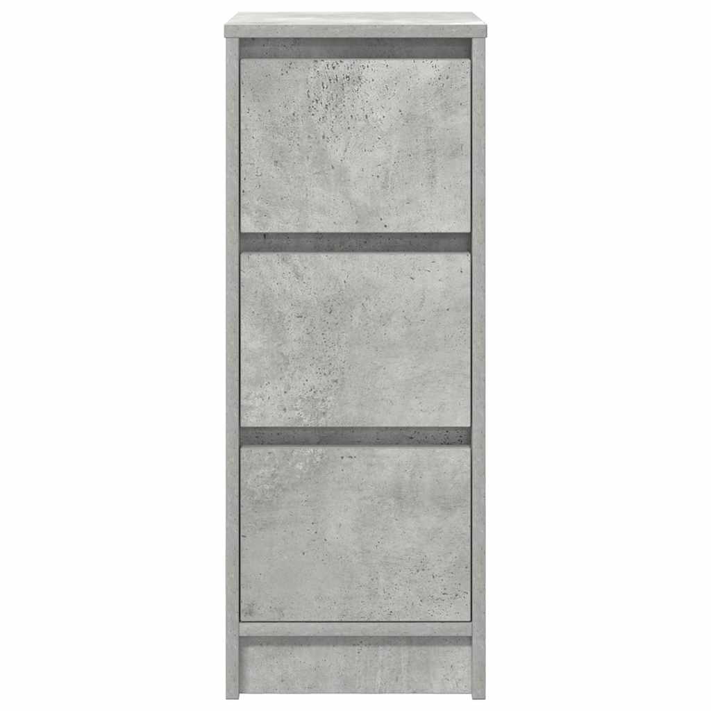 vidaXL Sideboard Concrete Grey 29.5x34x76 cm Engineered Wood