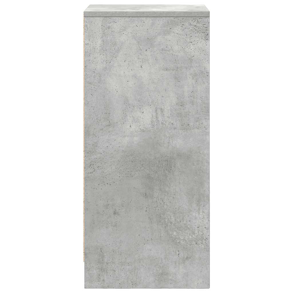 vidaXL Sideboard Concrete Grey 29.5x34x76 cm Engineered Wood