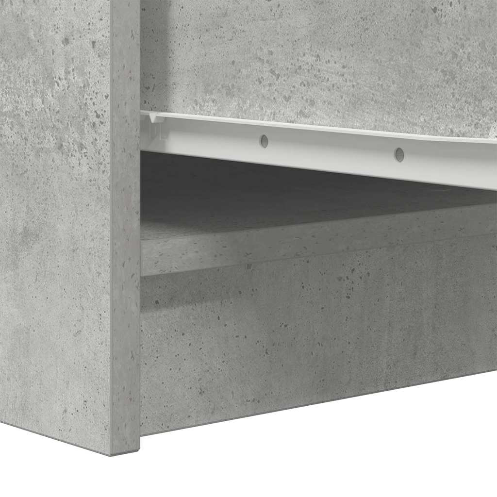 vidaXL Sideboard Concrete Grey 29.5x34x76 cm Engineered Wood