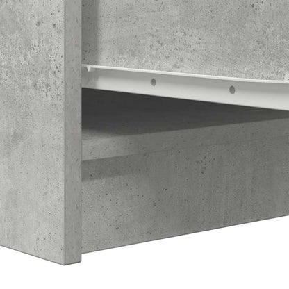 vidaXL Sideboard Concrete Grey 29.5x34x76 cm Engineered Wood