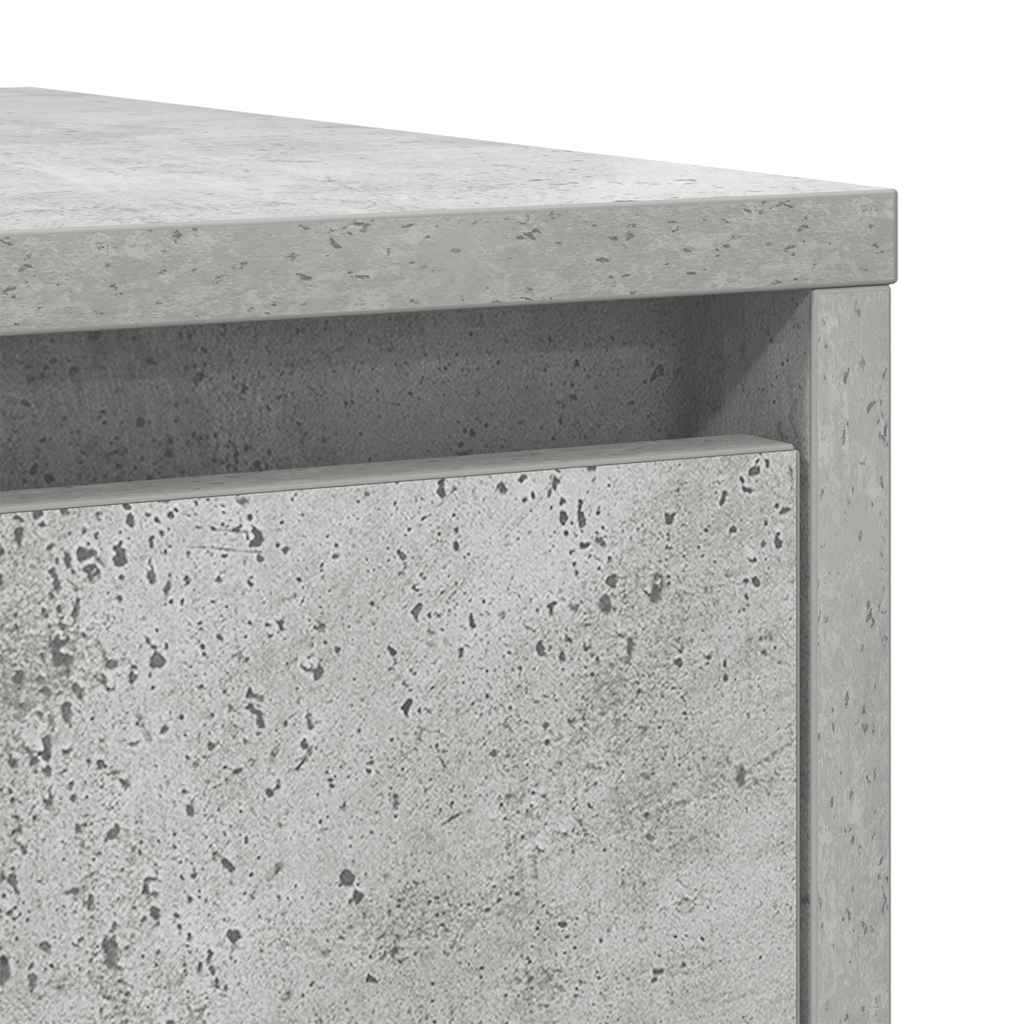 vidaXL Sideboard Concrete Grey 29.5x34x76 cm Engineered Wood