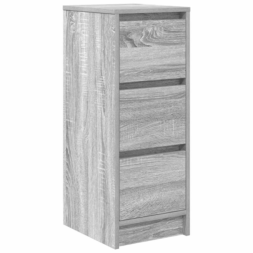 vidaXL Sideboard Grey Sonoma 29.5x34x76 cm Engineered Wood