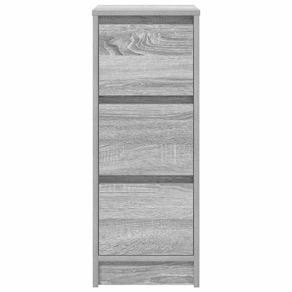 vidaXL Sideboard Grey Sonoma 29.5x34x76 cm Engineered Wood