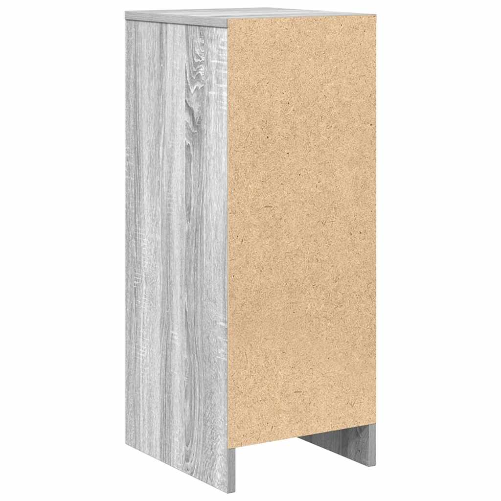 vidaXL Sideboard Grey Sonoma 29.5x34x76 cm Engineered Wood