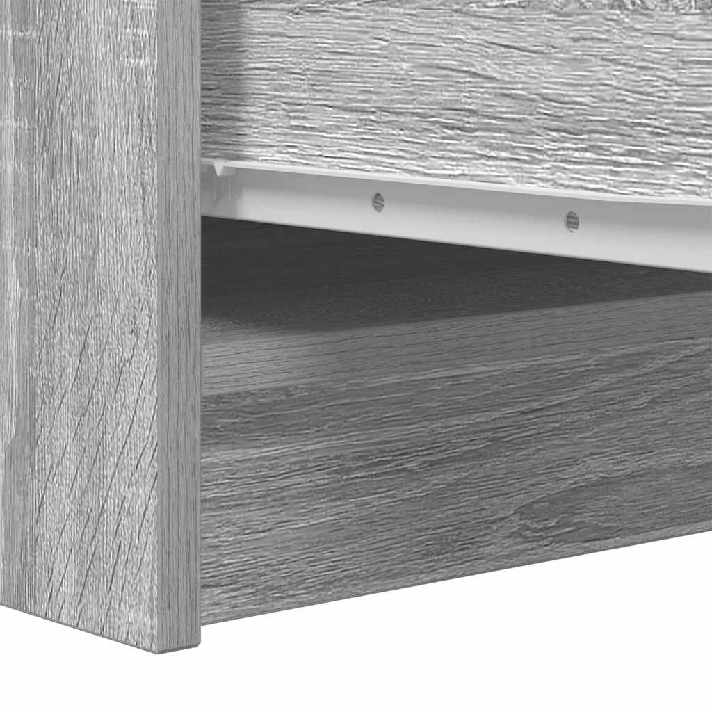 vidaXL Sideboard Grey Sonoma 29.5x34x76 cm Engineered Wood
