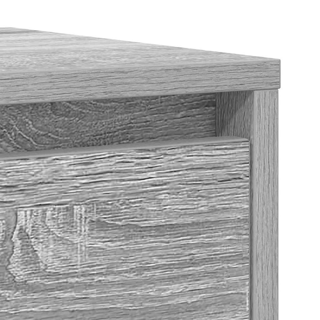 vidaXL Sideboard Grey Sonoma 29.5x34x76 cm Engineered Wood