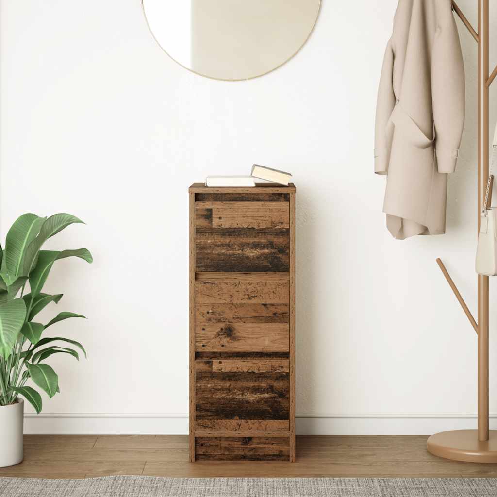 vidaXL Sideboard Old Wood 29.5x34x76 cm Engineered Wood