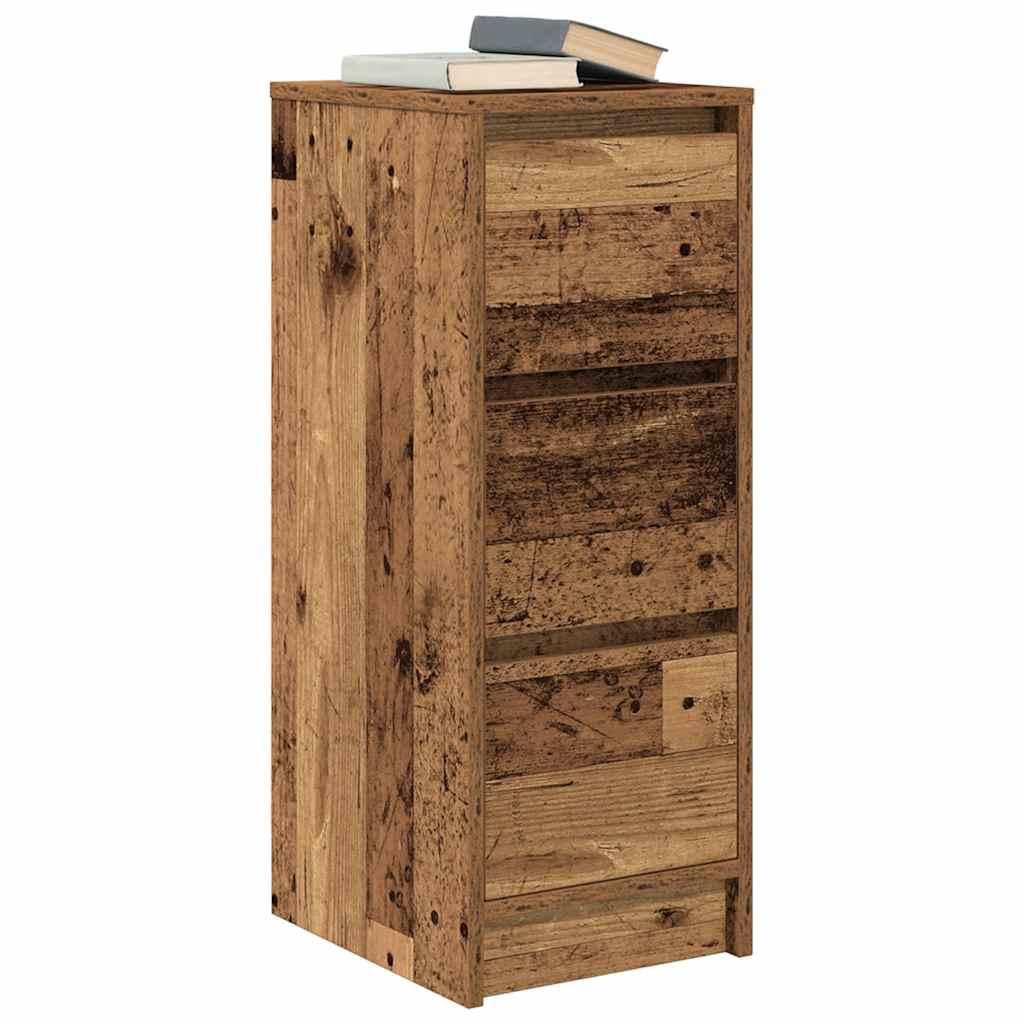 vidaXL Sideboard Old Wood 29.5x34x76 cm Engineered Wood