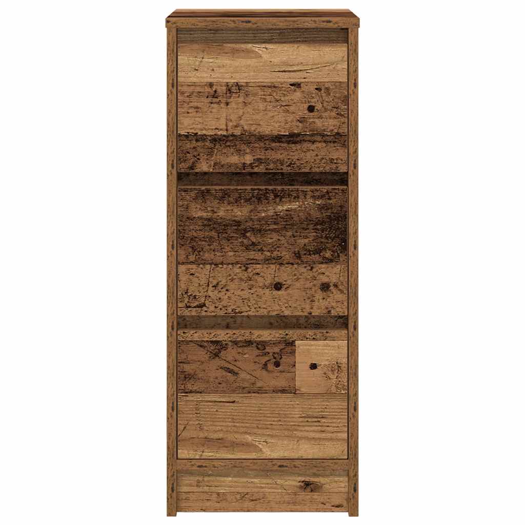 vidaXL Sideboard Old Wood 29.5x34x76 cm Engineered Wood