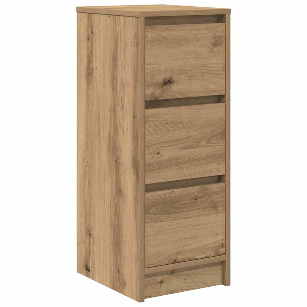 vidaXL Sideboard Artisan Oak 29.5x34x76 cm Engineered Wood