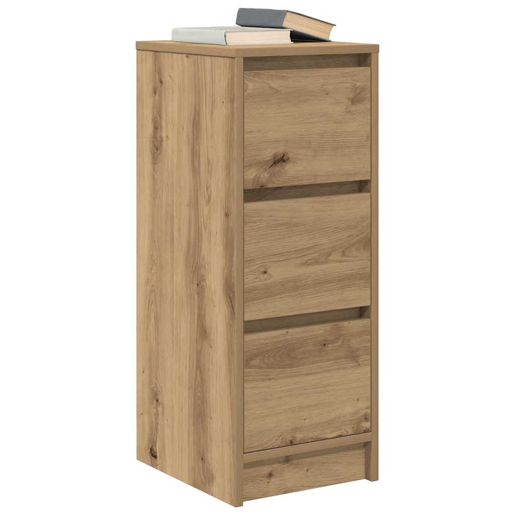 vidaXL Sideboard Artisan Oak 29.5x34x76 cm Engineered Wood