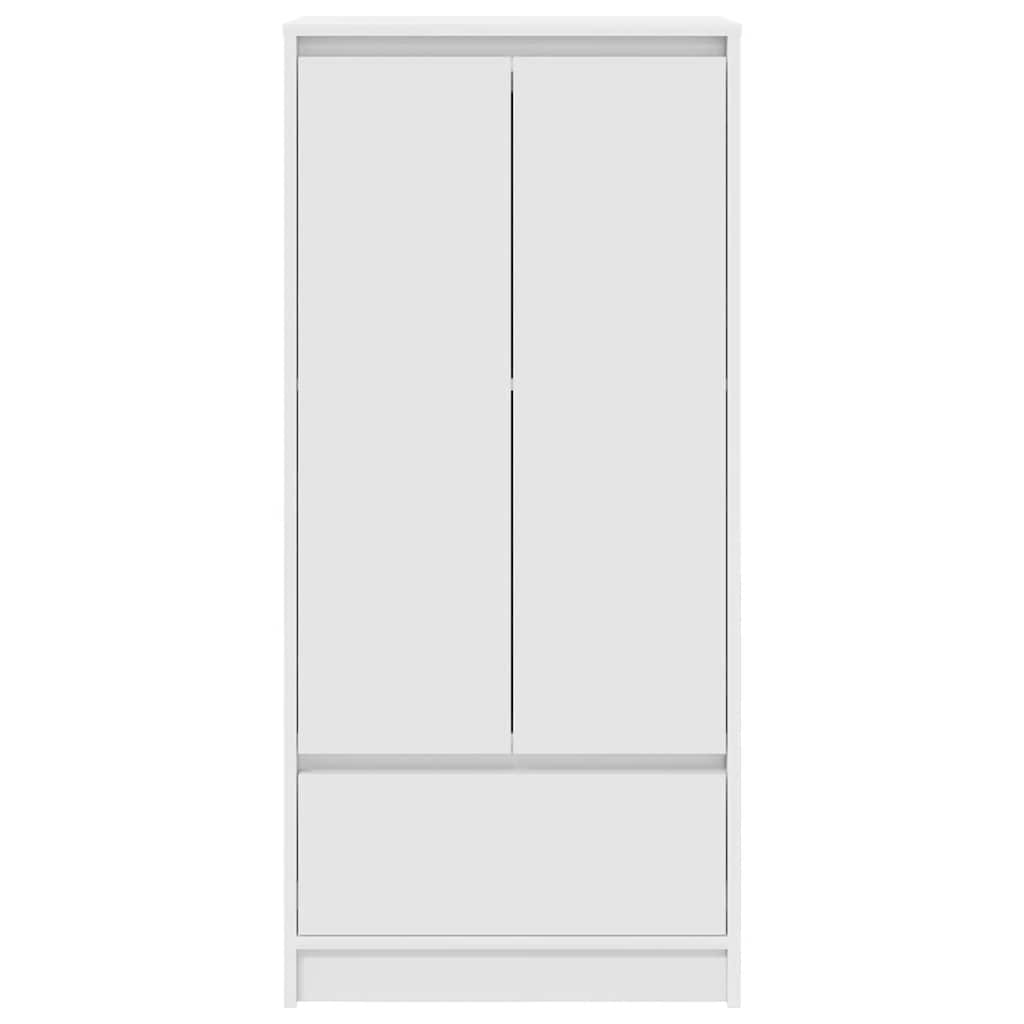 vidaXL Cabinet with Drawer White 55.5x34x119.5 cm Engineered Wood