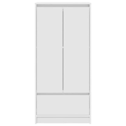 vidaXL Cabinet with Drawer White 55.5x34x119.5 cm Engineered Wood
