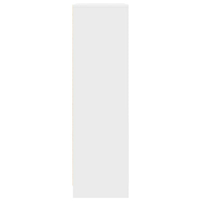 vidaXL Cabinet with Drawer White 55.5x34x119.5 cm Engineered Wood