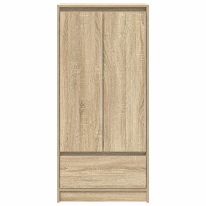 vidaXL Cabinet with Drawer Sonoma Oak 55.5x34x119.5 cm Engineered Wood