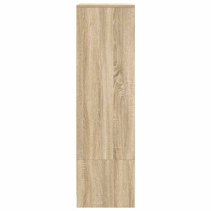 vidaXL Cabinet with Drawer Sonoma Oak 55.5x34x119.5 cm Engineered Wood