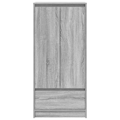 vidaXL Cabinet with Drawer Grey Sonoma 55.5x34x119.5 cm Engineered Wood