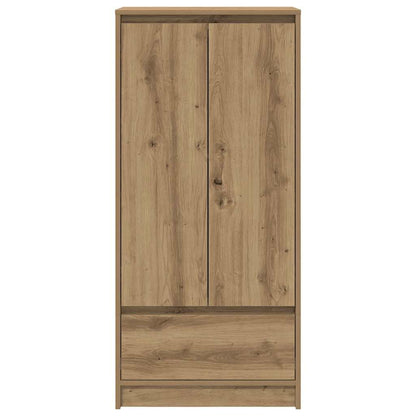 vidaXL Cabinet with Drawer Artisan Oak 55.5x34x119.5 cm Engineered Wood