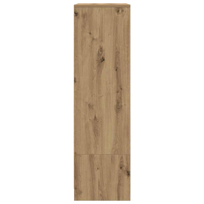 vidaXL Cabinet with Drawer Artisan Oak 55.5x34x119.5 cm Engineered Wood