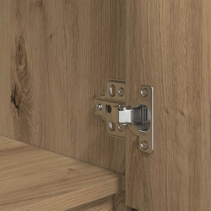 vidaXL Cabinet with Drawer Artisan Oak 55.5x34x119.5 cm Engineered Wood